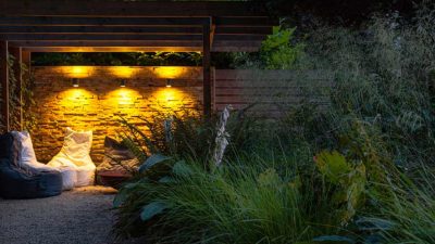 pergola in de tuin
