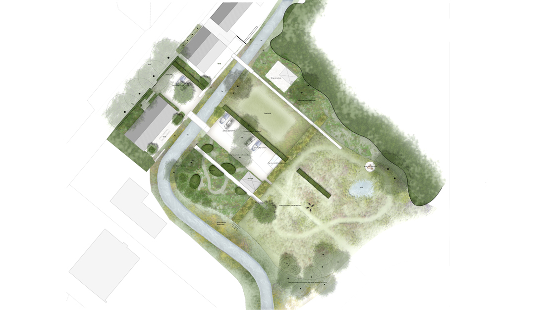 Landschappelijk ontwerp kantoor