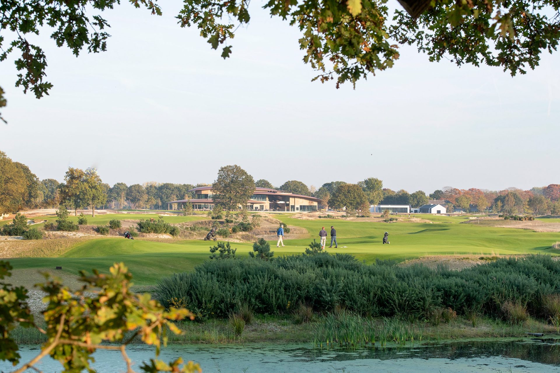 Ontwerp landschap golfbaan